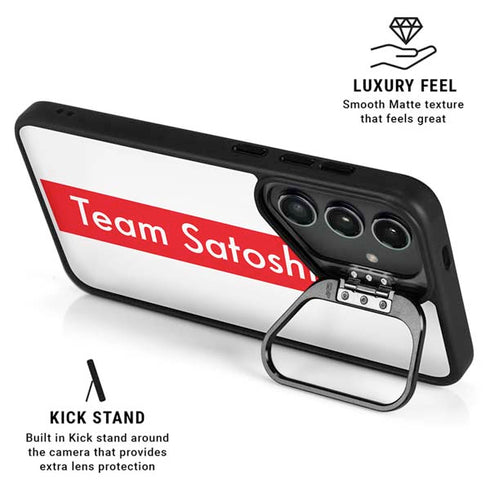 Team Satoshi Galaxy S24 FE Kickstand Case